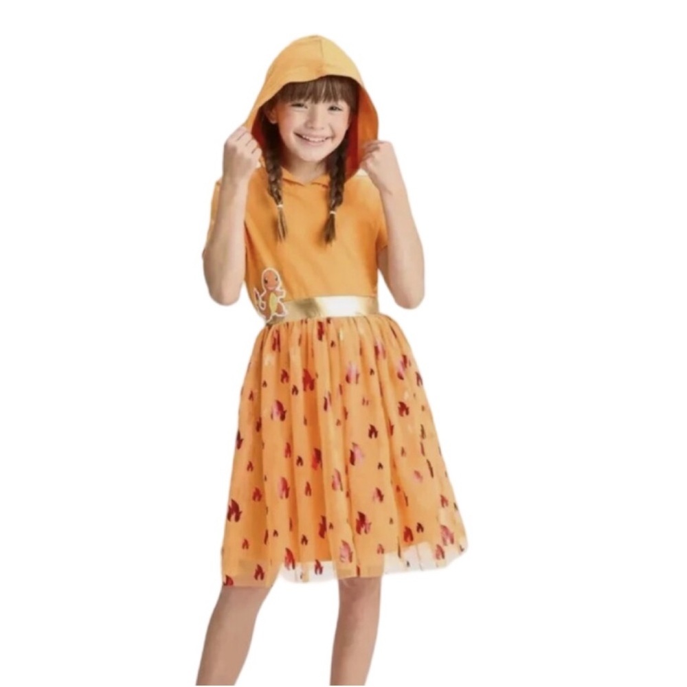 NWOT Pokemon Charmander Tull Dress Size L (10/12)